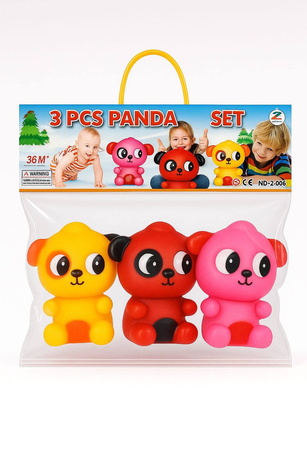 3pcs Panda Set